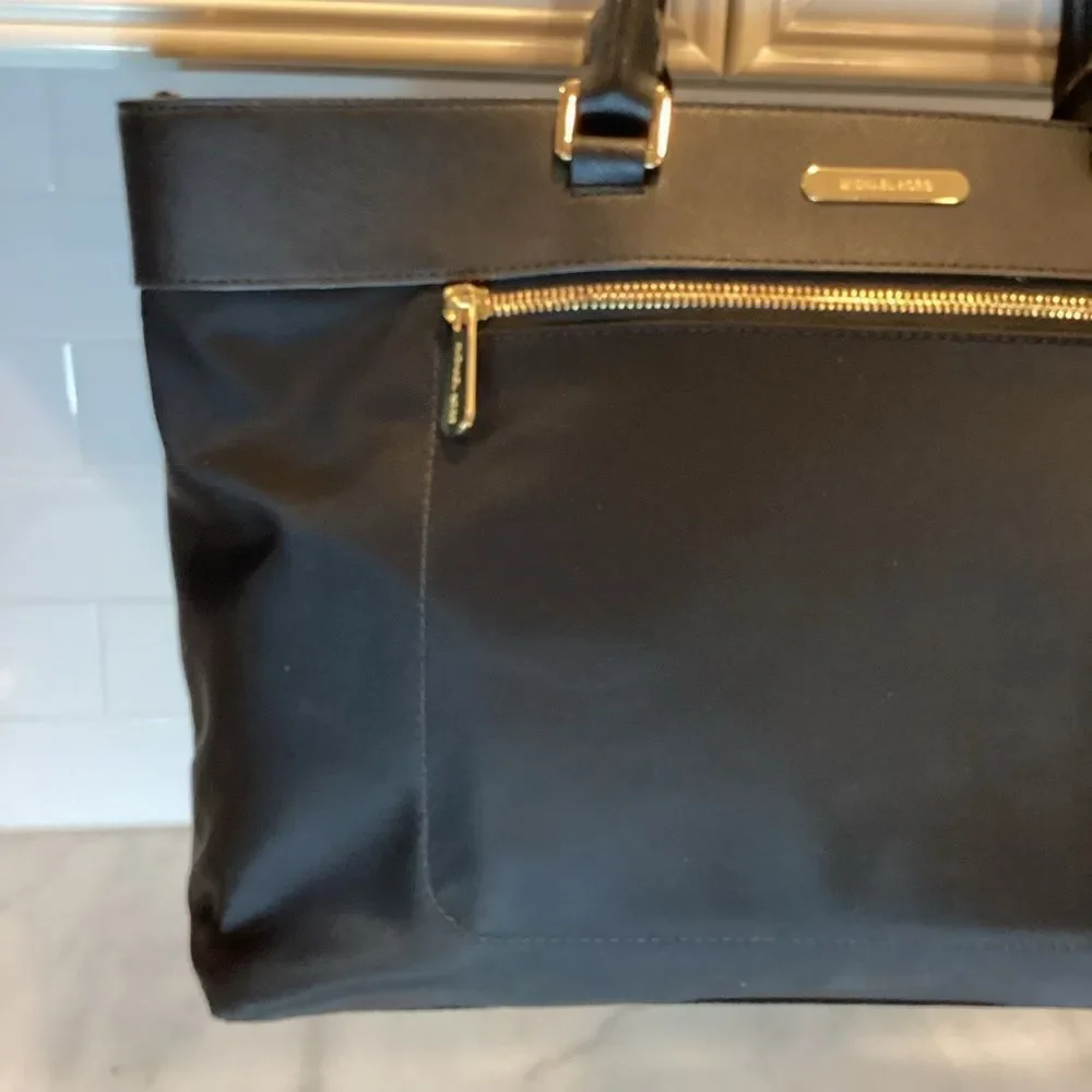 Michael Kors Bag Purse Handbag Colgate Large East West Nylon Laptop Bag Tote - Picture 4 of 15